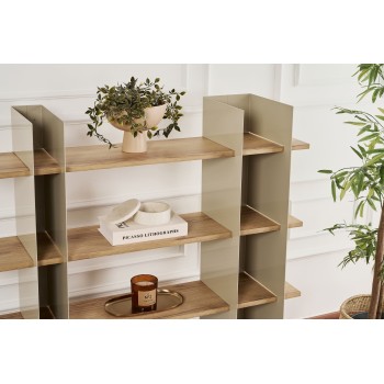 Bookshelf Shb-017-B Taupe