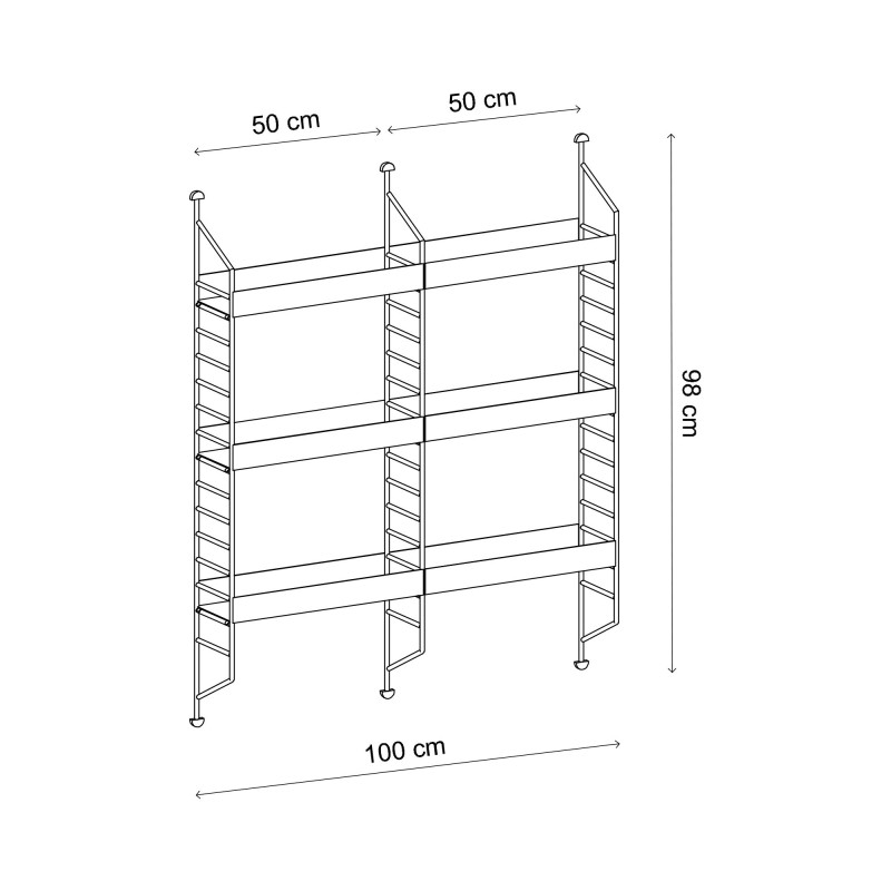 Wall Shelf Cm-068-B Taupe