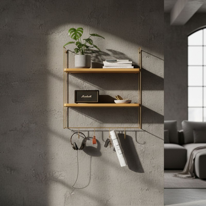 Wall Shelf Cm-071 Gold
Natural