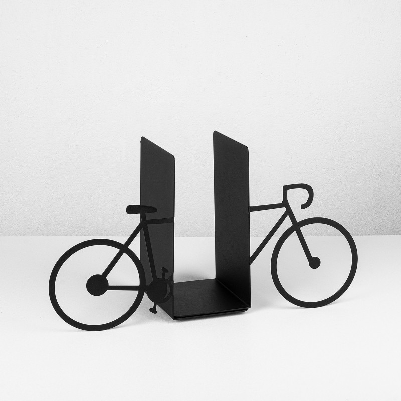 Aberto Design Metal Bookend Kitap tutucu 2 - Black Black
