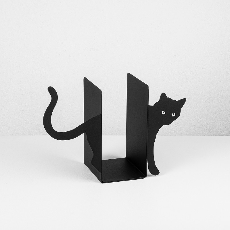 Aberto Design Metal Bookend Kitap tutucu 5 - Black Black