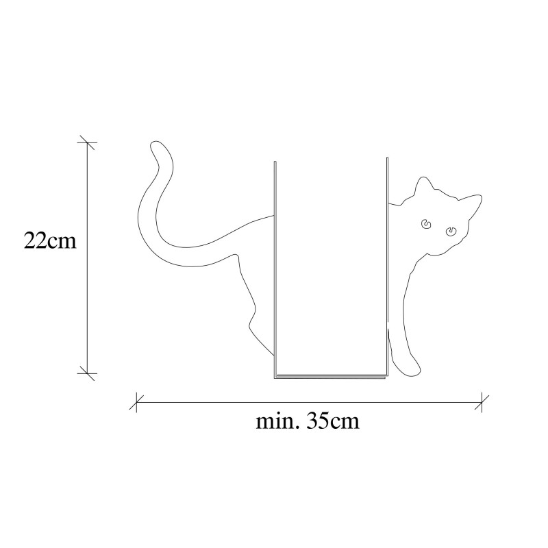 Aberto Design Metal Bookend Kitap tutucu 5 - White White