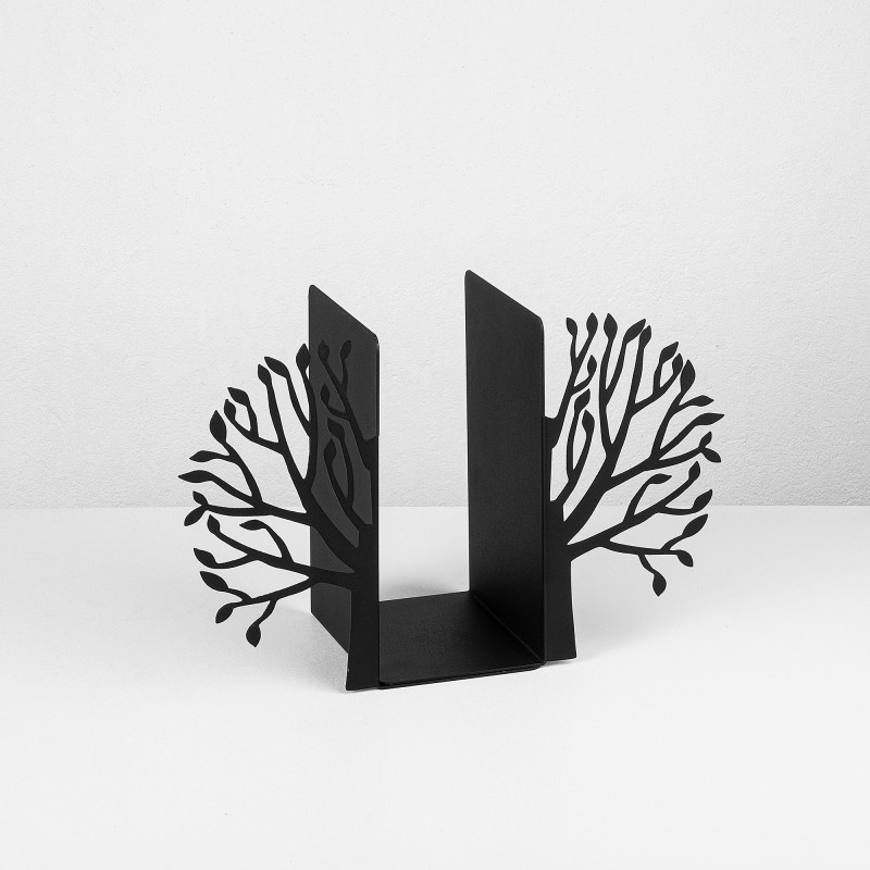 Aberto Design Metal Bookend Kitap tutucu 7 - Black Black