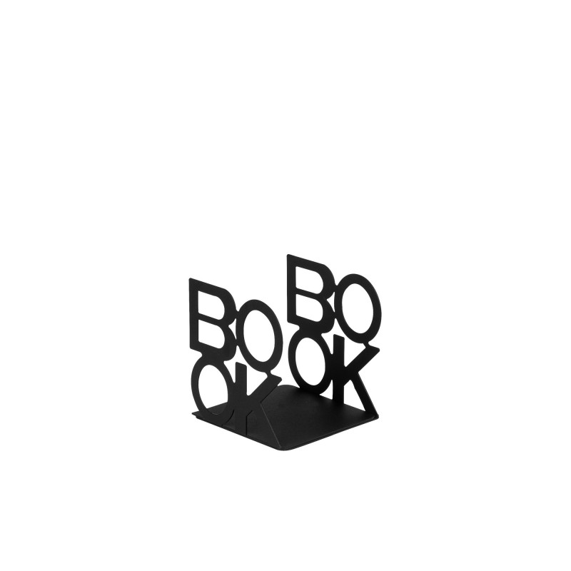 Aberto Design Metal Bookend Kitap tutucu 9 - Black Black