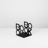 Aberto Design Metal Bookend Kitap tutucu 9 - Black Black