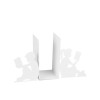 Aberto Design Metal Bookend Kitap tutucu 10 - White White