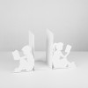 Aberto Design Metal Bookend Kitap tutucu 10 - White White