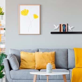 Metal Bookend Kitap tutucu 11 - White White