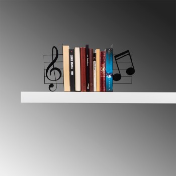 Metal Bookend Kitap tutucu 18 - Black Black
