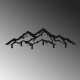 Metal Wall Hook Dağ Black Wallxpert Metal Wall Hook Dağ Black
