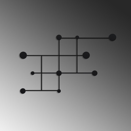 Metal Wall Hook Fatara Black Metal Wall Hook Fatara Black