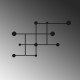Metal Wall Hook Fatara Black Metal Wall Hook Fatara Black