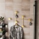 Metal Wall Hook Dama-A Gold Metal Wall Hook Dama-A Gold