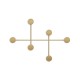 Metal Wall Hook Dama-A Gold Metal Wall Hook Dama-A Gold