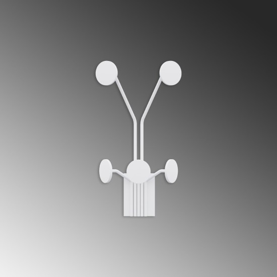 Metal Wall Hook Giraffe-B White Metal Wall Hook Giraffe-B White