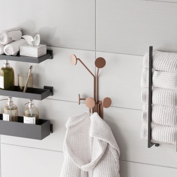 Metal Wall Hook Giraffe-C Copper