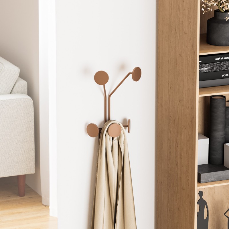 Metal Wall Hook Giraffe-C Copper