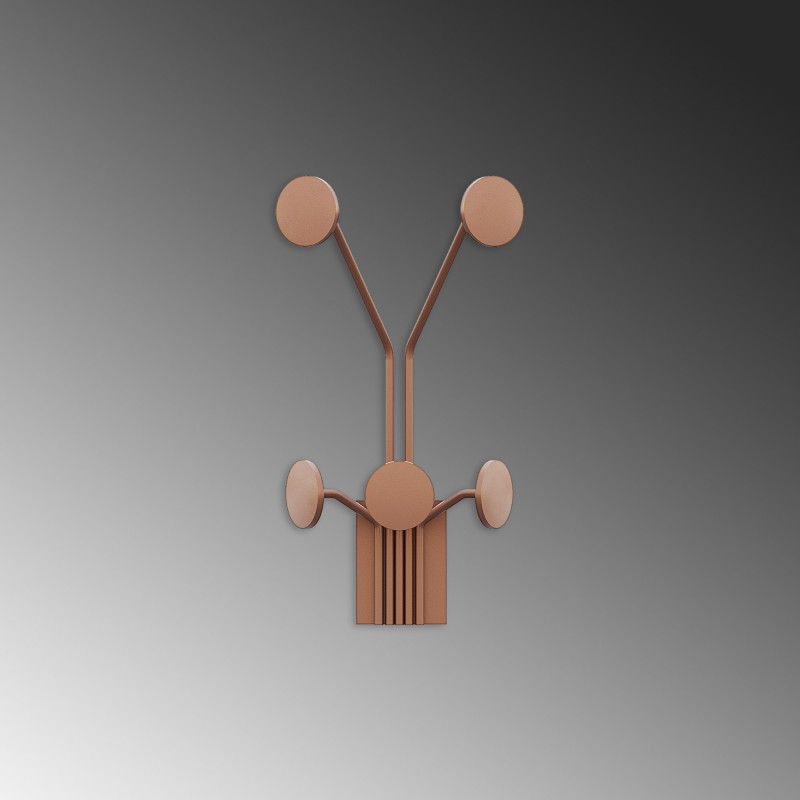 Metal Wall Hook Giraffe-C Copper