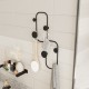 Wallxpert Metal Wall Hook Ladybug Black