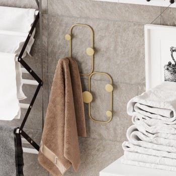 Metal Wall Hook Ladybug-A Gold