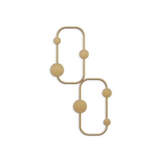 Metal Wall Hook Ladybug-A Gold Metal Wall Hook Ladybug-A Gold