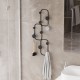 Metal Wall Hook Lizzard Black Wallxpert Metal Wall Hook Lizzard Black