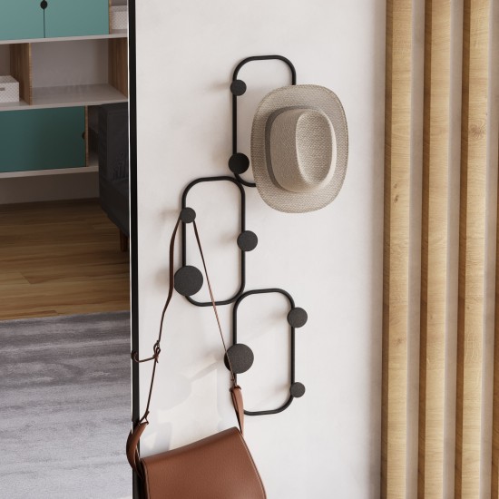 Metal Wall Hook Lizzard Black Wallxpert Metal Wall Hook Lizzard Black