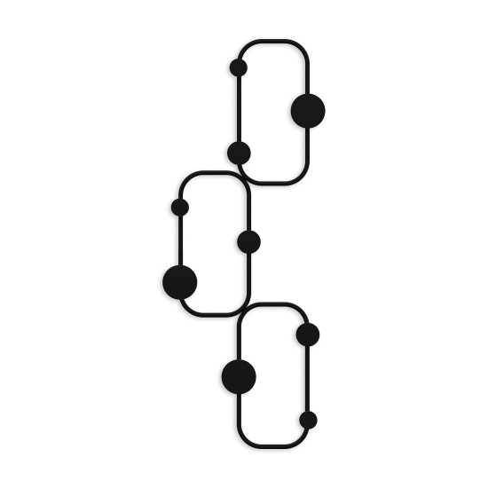 Metal Wall Hook Lizzard Black Wallxpert Metal Wall Hook Lizzard Black