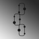 Metal Wall Hook Lizzard Black Wallxpert Metal Wall Hook Lizzard Black