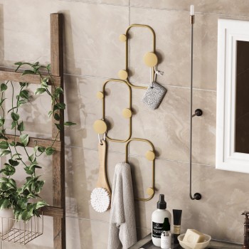 Metal Wall Hook Lizzard-A Gold