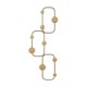 Metal Wall Hook Lizzard-A Gold Metal Wall Hook Lizzard-A Gold