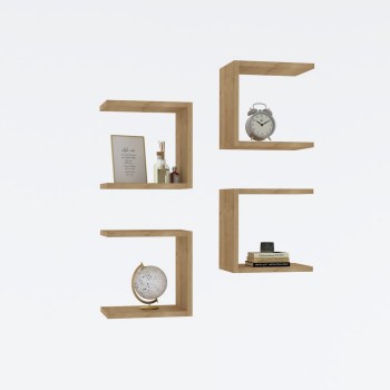 Wall Shelf Base - Sapphire Oak Sapphire Oak