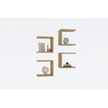 Wall Shelf Base - Sapphire Oak Sapphire Oak