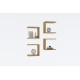 Hanah Home Wall Shelf Base - Sapphire Oak Sapphire Oak