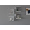 Wall Shelf Base - White White
