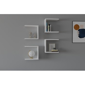 Wall Shelf Base - White White