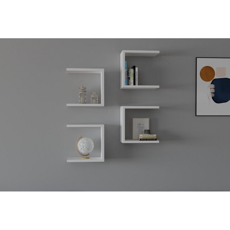 Wall Shelf Base - White White