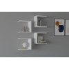 Wall Shelf Base - White White