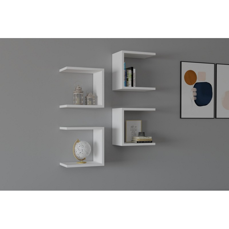Wall Shelf Base - White White