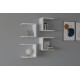 Wall Shelf Base - White White