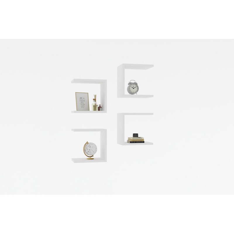 Wall Shelf Base - White White