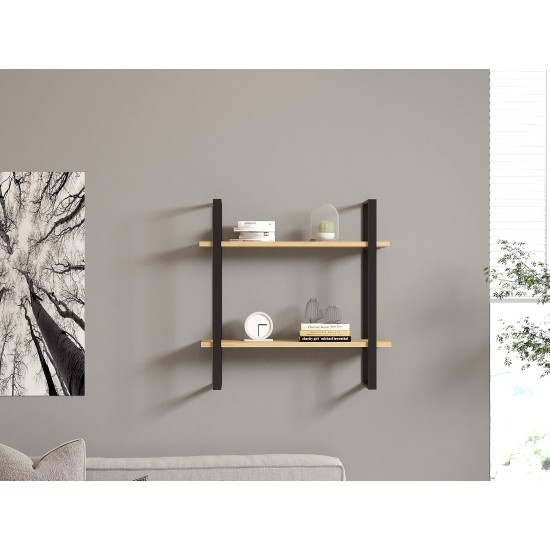 Wall Shelf Buba - Sapphire Oak, Black Sapphire Oak
Black Wall Shelf Buba - Sapphire Oak, Black Sapphire Oak
Black