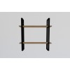 Wall Shelf Buba - Sapphire Oak, Black Sapphire Oak
Black