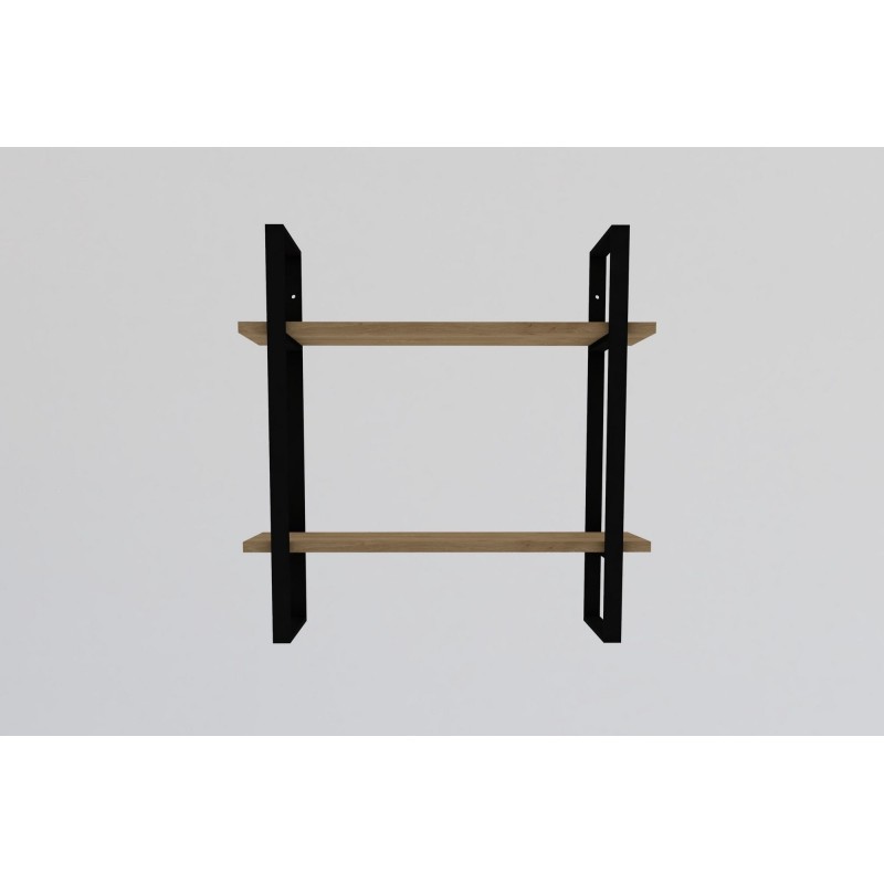 Wall Shelf Buba - Sapphire Oak, Black Sapphire Oak
Black