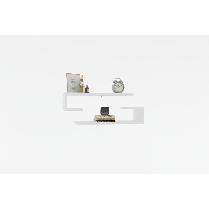 Hanah Home Wall Shelf Eldo - White White