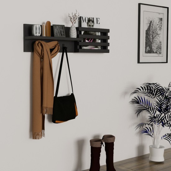 Hall Stand Huso - Anthracite Anthracite Hall Stand Huso - Anthracite Anthracite