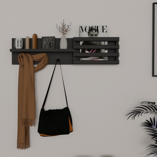 Hall Stand Huso - Anthracite Anthracite Hall Stand Huso - Anthracite Anthracite