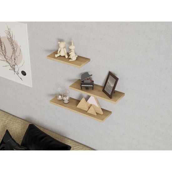 Wall Shelf Leila - Sapphire Oak Sapphire Oak Wall Shelf Leila - Sapphire Oak Sapphire Oak