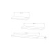 Wall Shelf Leila - Sapphire Oak Sapphire Oak Wall Shelf Leila - Sapphire Oak Sapphire Oak