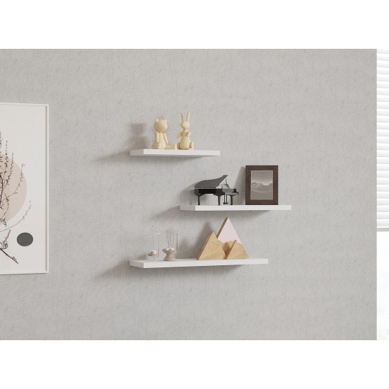 Wall Shelf Leila - White White Wall Shelf Leila - White White